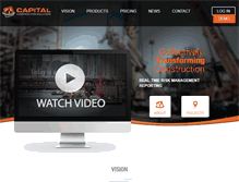 Tablet Screenshot of capitalconstructionsolutions.com